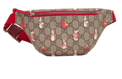 Peter Rabbit Belt Bag, Canvas, Red/Beige, 527066, DB/B, 4*